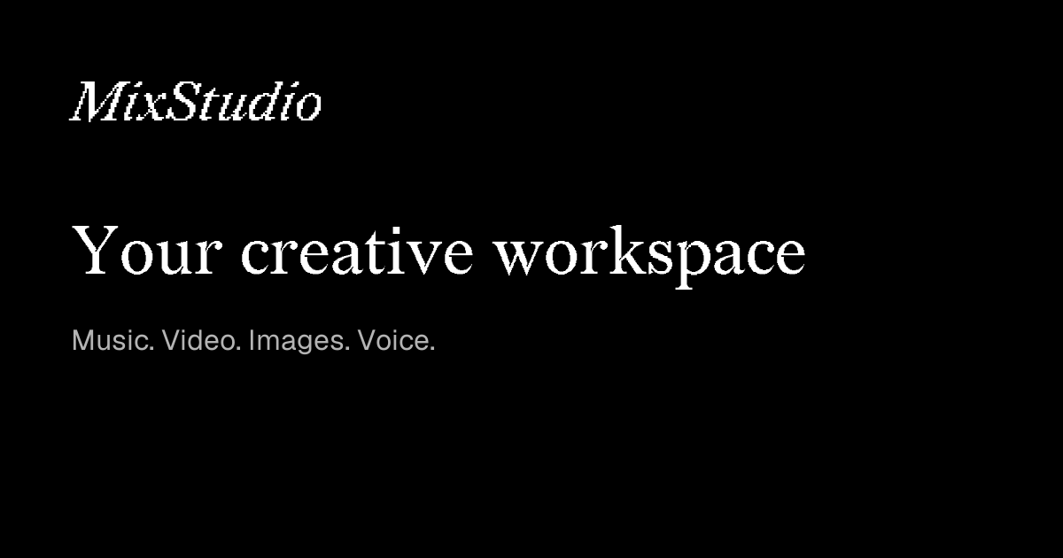 MixStudio preview