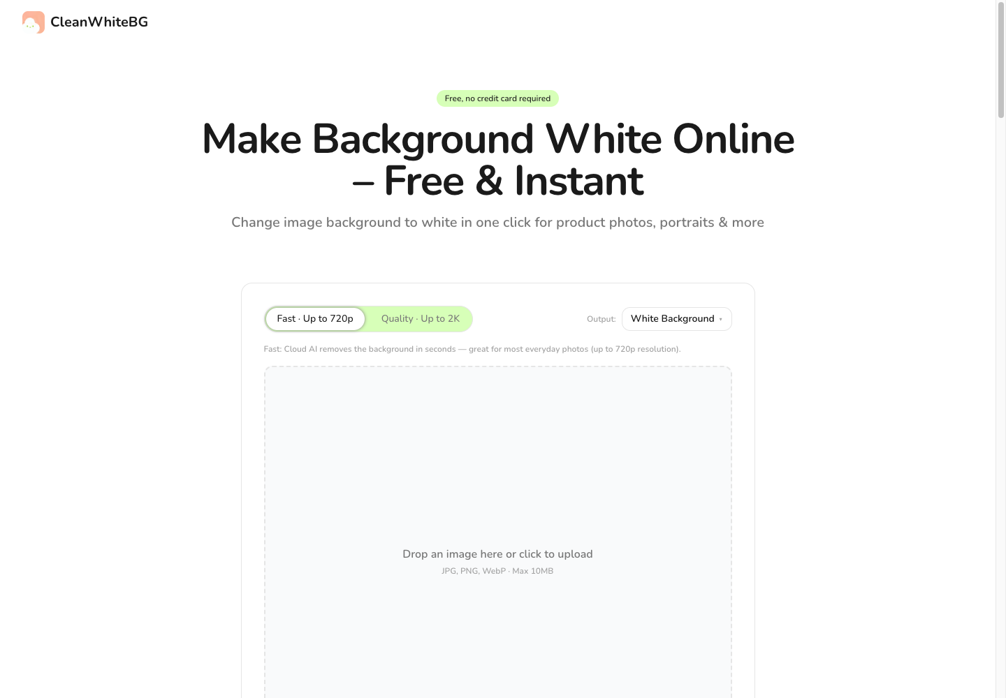 CleanWhiteBG preview