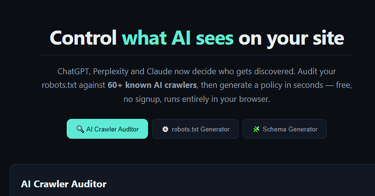 CrawlCheck preview