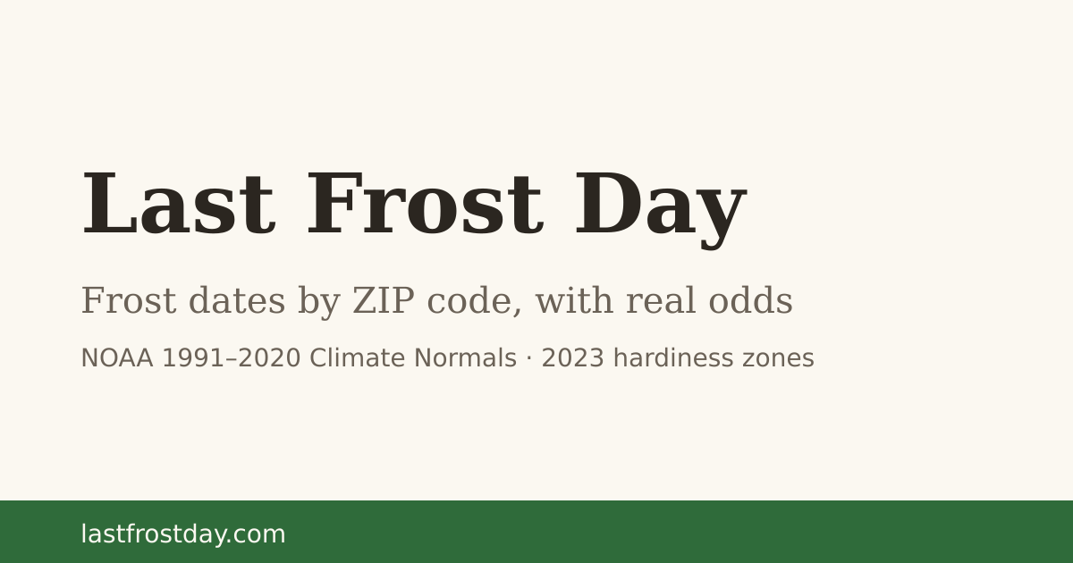 Last Frost Day preview