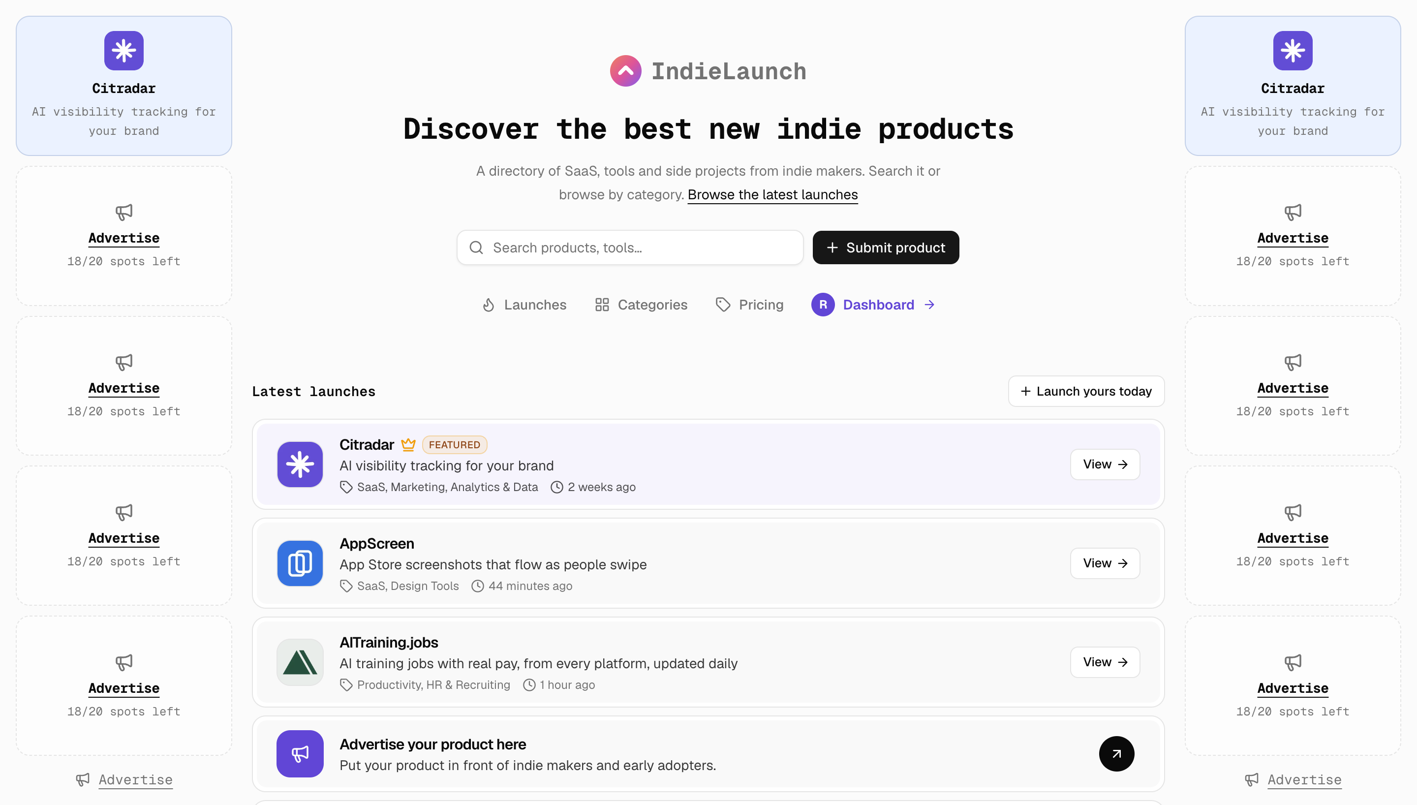 IndieLaunch preview