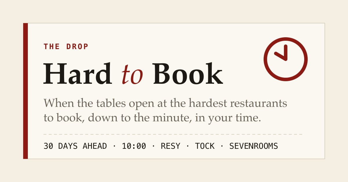 Hard to Book preview