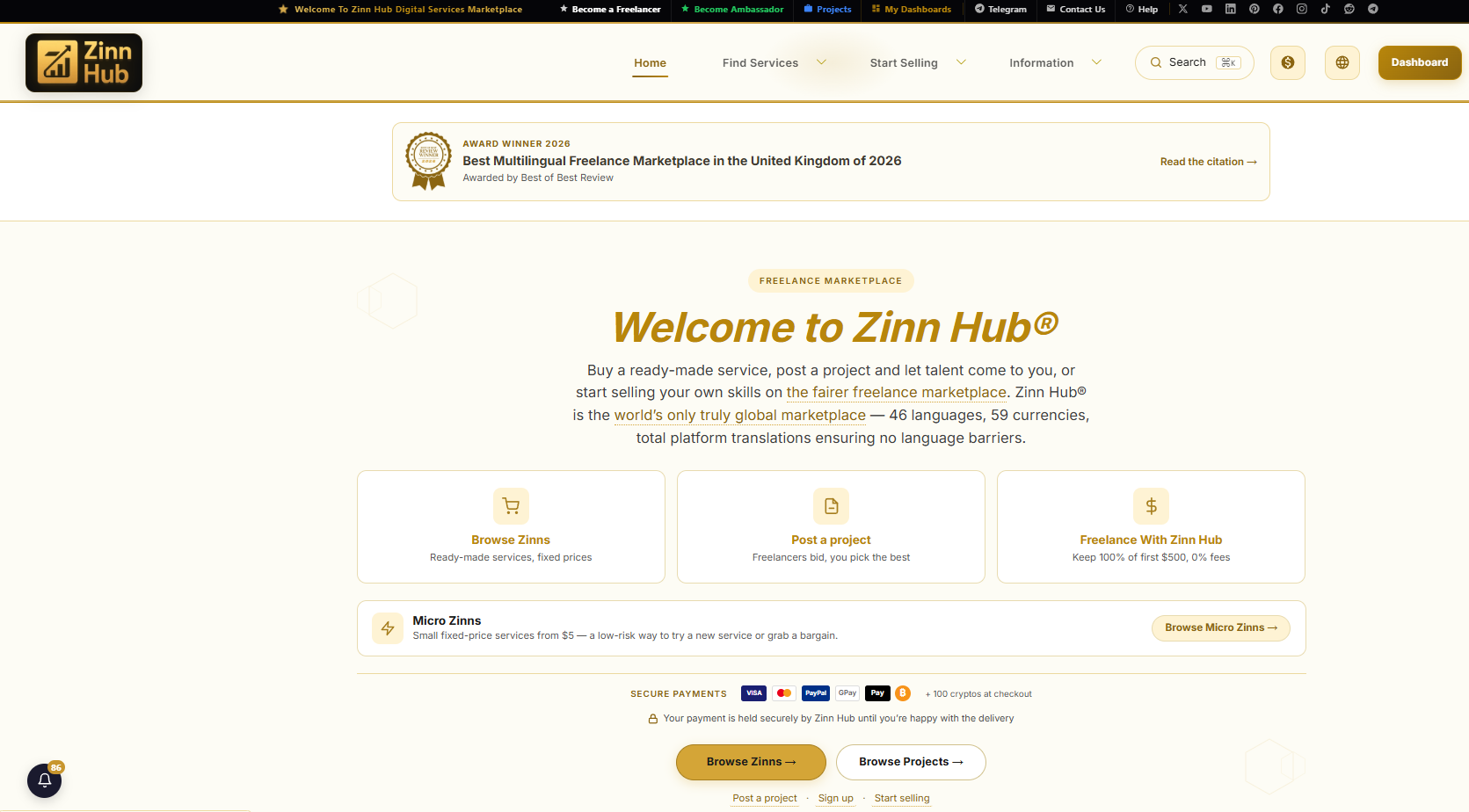 Zinn Hub® preview