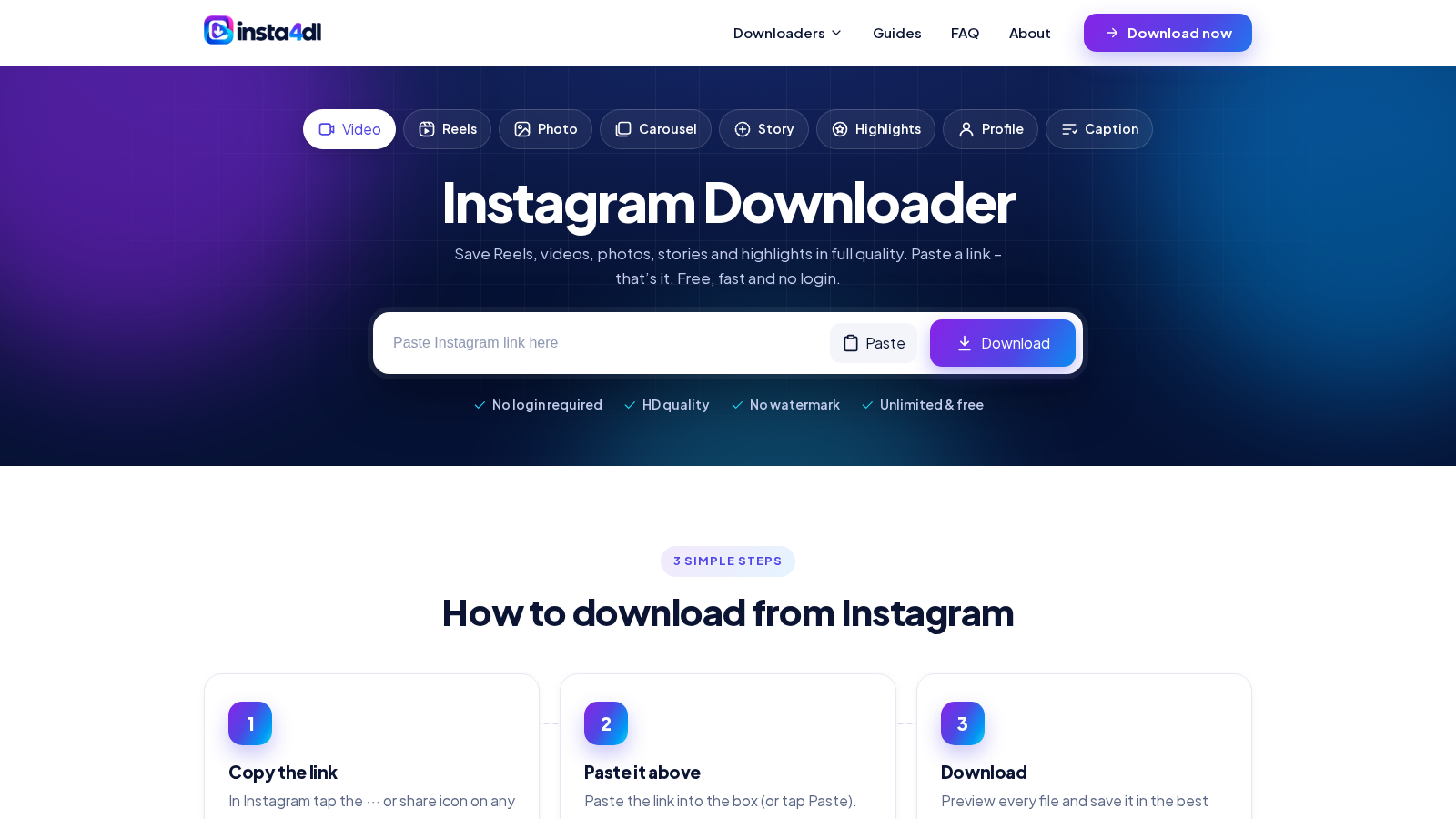 Insta4DL preview
