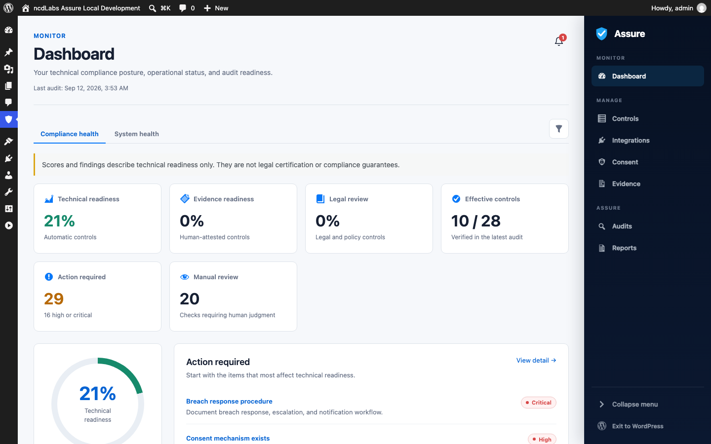 ncdLabs Assure preview
