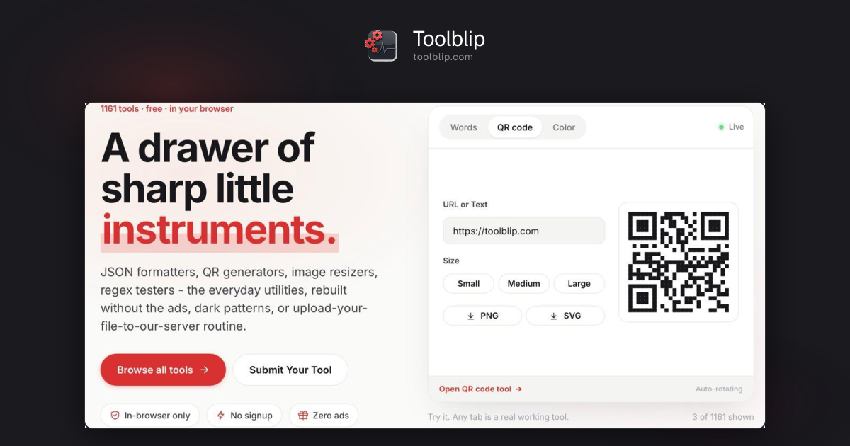 Toolblip preview