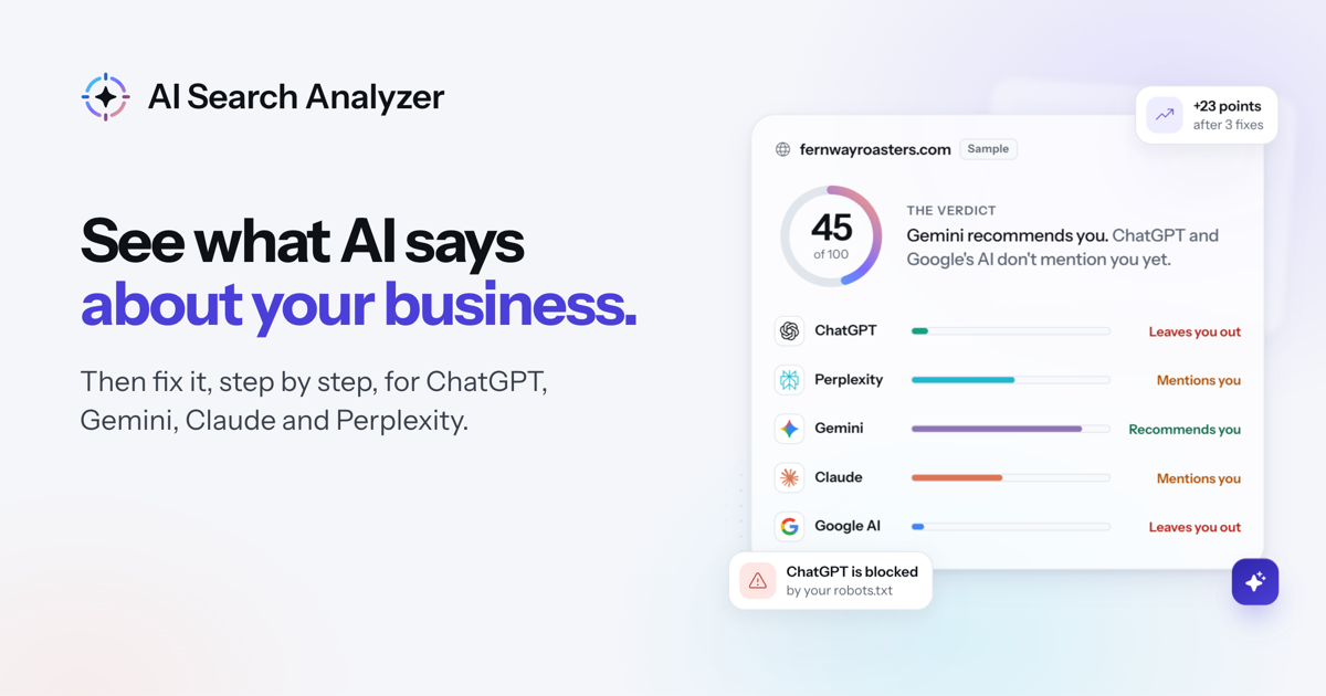 AI Search Analyzer preview
