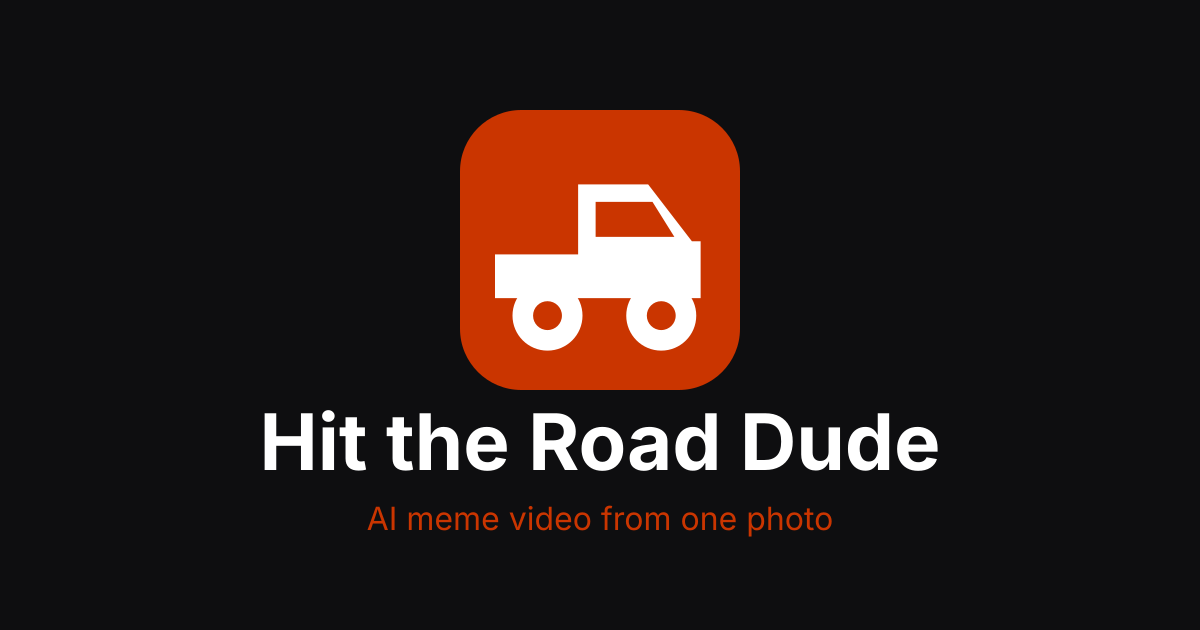 Hit the Road Dude AI preview